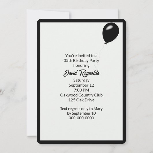 35ste verjaardag wijn op smartphone scherm kaart (Achterkant)