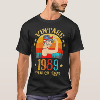 35Th Birthday 35 Years Old For Women 1989 T-shirt