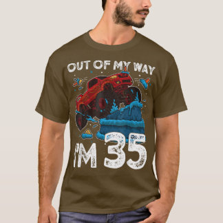 35th Birthday Boy Monster, uit mijn weg, ik ben T-shirt
