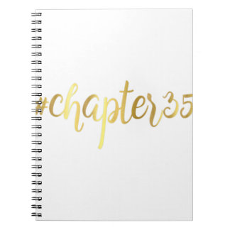 35th Birthday Gift Chapter 35 Hashtag Vijfendertig Notitieboek