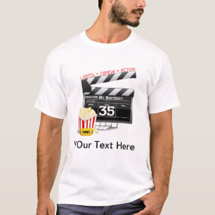 35th Birthday Hollywood Movie Party T-shirt