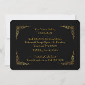 35th, Birthday Invitation, Number Diamond, Foto 2 Kaart (Achterkant)