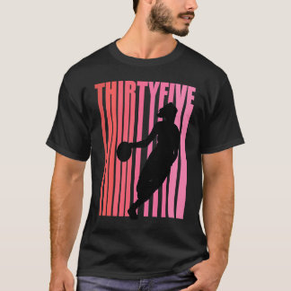 35th Birthday Retro 35 Sunset Si T-shirt