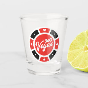 360 Chip Throwback Logo Shot Glas