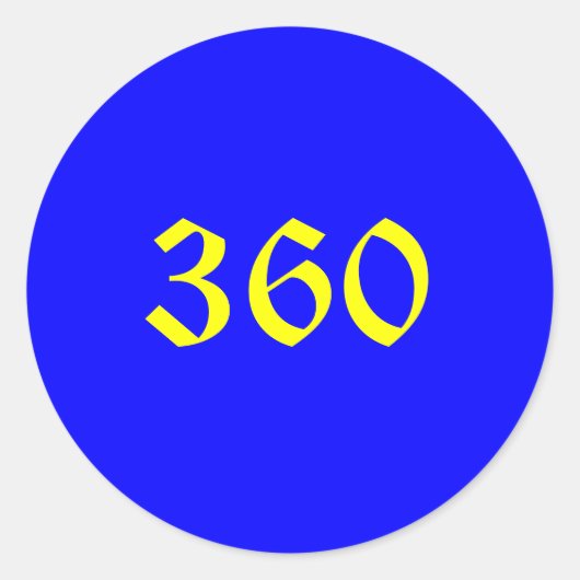 360 Sticker (Voorkant)