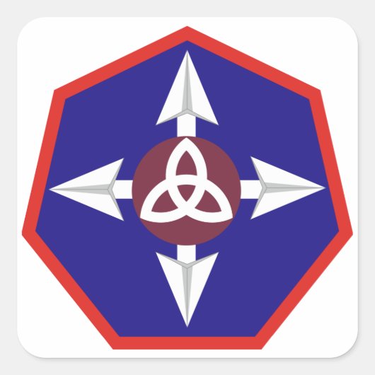 364e Bevel voor Duurzaamheid Vierkante Sticker (Voorkant)