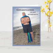 3657 Humoristische pensioenduik Kaart (Gele Bloem)