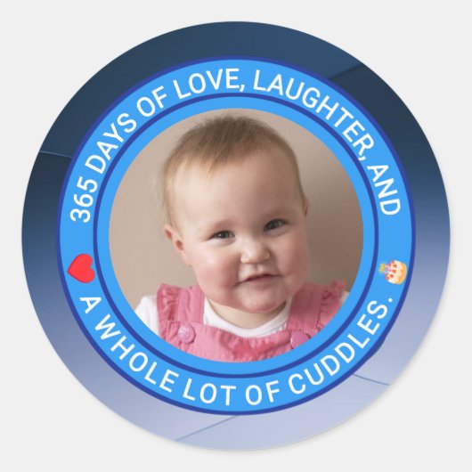 365 Jours de Joie : Sticker d'amour, de rire et de (Devant)