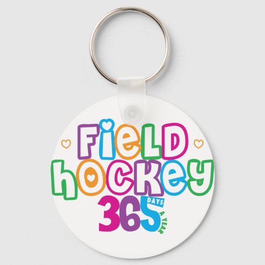 365 Veldhockey Sleutelhanger (Voorkant)
