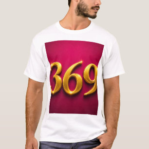369 Gouden Luxe Manifestatie Nummers T-shirt