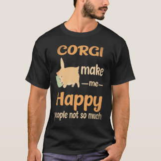 36 Corgi's maken me gelukkig, mensen niet zo veel  T-shirt