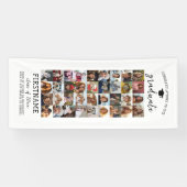 36 Foto Collage Afstuderen Modern Minimaal Wit Spandoek (Horizontaal)