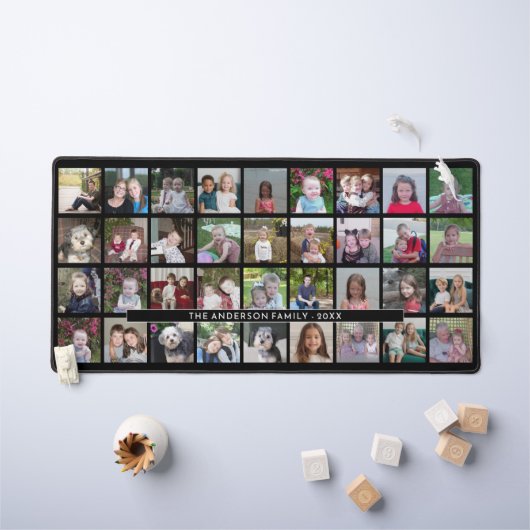 36 Fotocollage - 4 rijen 9 kolommen - zwart Bureaumat (Kindertafel)
