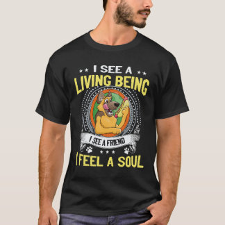 36 Ik Zie Een Levend Wezen Ik Zie Een Vriend Ik Vo T-shirt
