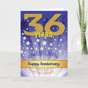 36 Jaar Hersteljubileum Vet Numeriek Kaart