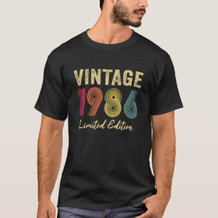 36 jaar Old Gifts  1986 Limited Edition T-shirt