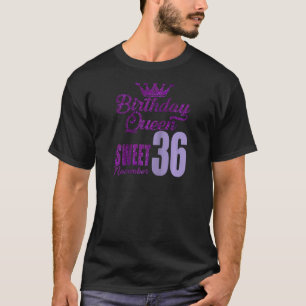 36 jaar oud november jl. koningin 36 zoet voor t-shirt