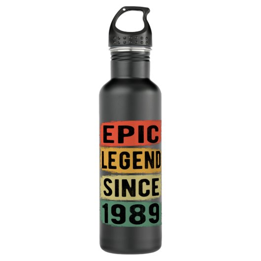 36 jaar oude Bday Epic Legend 36e verjaardag cadea Waterfles (Voorkant)