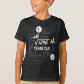 36 jaar oude Bday Wiskunde Teacher 36ste verjaarda T-shirt (Voorkant)