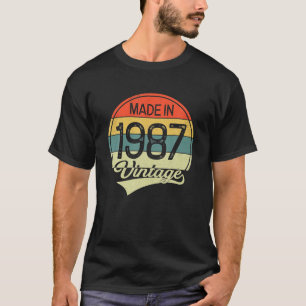 36 jaar oude Vintage 1987 gemaakt in 1987 36e T-shirt