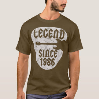 36-jarige gitarist geboren in 1986 36e verjaardag  t-shirt