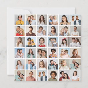 36 Photo Collage de couleurs modifiable Carte de v