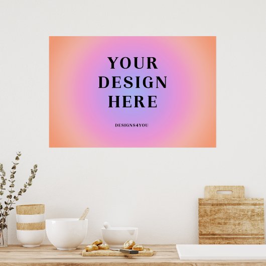 36 x 24 Impression horizontale (Cuisine)