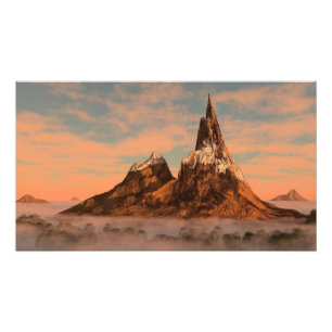 36" x 24" papier poster met "Devil's Talon" afbeel