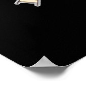 36 "x 24" poster, zwart poster (Hoek)