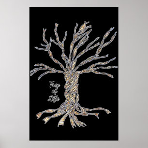 36 "x 24" poster, zwart poster