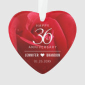 36e anniversaire de la Mariage Rose (dos)