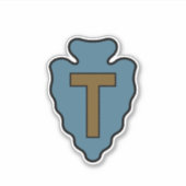 36e infanteriedivisie Badge Sticker (Voorkant)