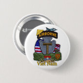 36e Infanteriedivisie Vietnam Oorlog Button (Voorkant /achterkant)