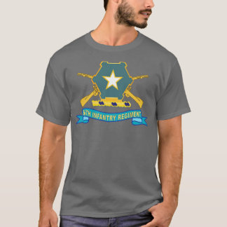 36e Infanterieregiment DUI w BR Ribbon X T-shirt