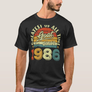 36e verjaardag 36 jaar oud GOAT sinds 1986 T-shirt