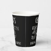36e verjaardag: Art Deco Style + aangepaste naam Papieren Bekers (Rechts)