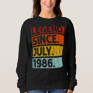 36e verjaardag Legende sinds juli 1986 36 jaar oud Trui