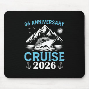 36e verjaardags cruise 2026 bijpassende trouwcoupo muismat