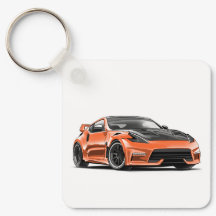 370z tekening op sleutelhanger voor jdm autoliefhe