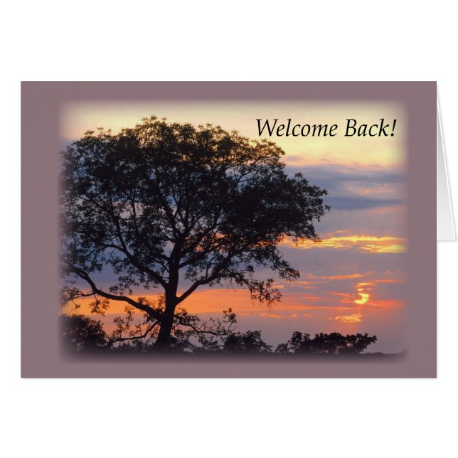 3748 Welkomstback - Sunset (Voorkant Horizontaal)
