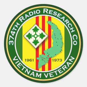 374ste RRC 2 - ASA Vietnam Ronde Sticker
