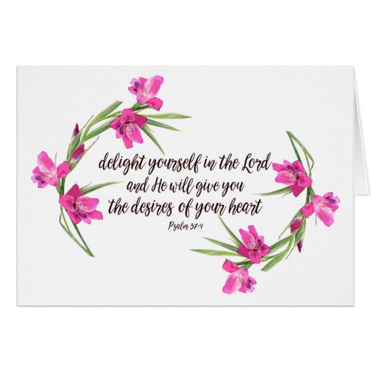 37:4 de psaume (Devant horizontal)