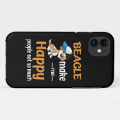 37 Beagle Maak me blij Case-Mate iPhone Case (Achterkant (horizontaal))
