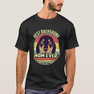 37 Beste Dachshund Moeder Ooit Vintage T-shirt