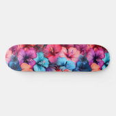 #37 Bloemen patroon Skateboard (Horizontaal)