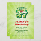 37 chanceux - Invitation faite sur commande de (Devant / Derrière)