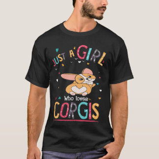 37 Gewoon Een Meisje Dat Van Corgi Houdt T-shirt