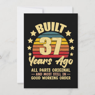 37 jaar geleden Alle onderdelen origineel 37e verj Kaart