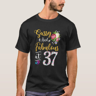 37 jaar oud en 37 jaar oud t-shirt