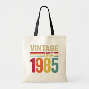 37 jaar Oude cadeautjes 1985 37e verjaardag Tote Bag